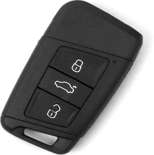 Autoschlüsselhülle Klappbar VW Arteon Skoda Fabia Seat Leon 3 Tasten