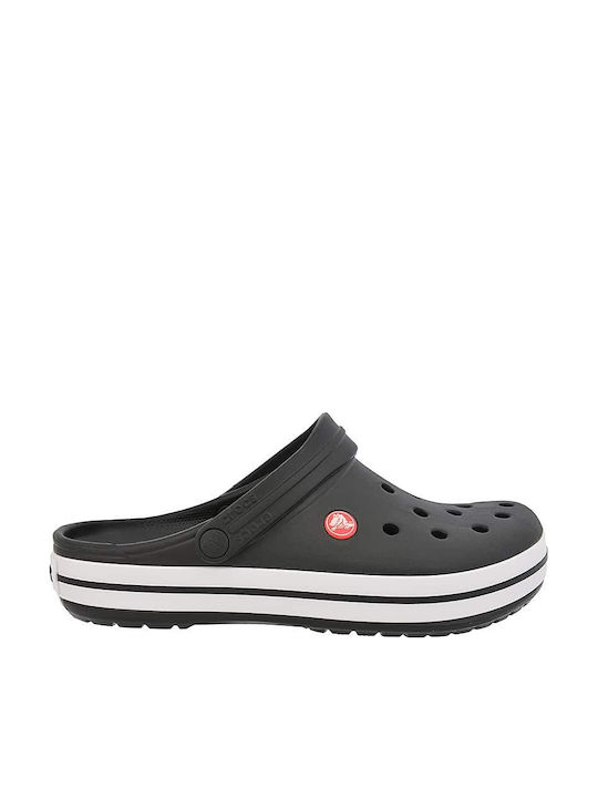 Crocs Crocband Ανδρικά Ανατομικά Σαμπό Μαύρα