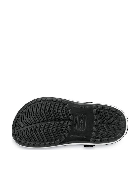 Crocs Crocband Ανδρικά Ανατομικά Σαμπό Μαύρα
