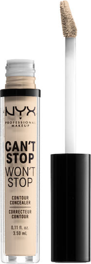 NYX Professional Makeup Can't Stop Won't Stop Contour Liquid Concealer 1.5 Fair 3.5ml