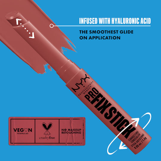 NYX Professional Makeup Pro Fix Stick Коректор Стик Brick Red 1.6гр