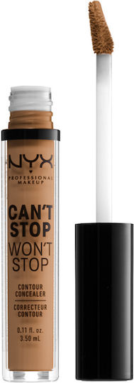 NYX Professional Makeup Can't Stop Won't Stop Contour Liquid Concealer 12.7 Neutral Tan 3.5ml