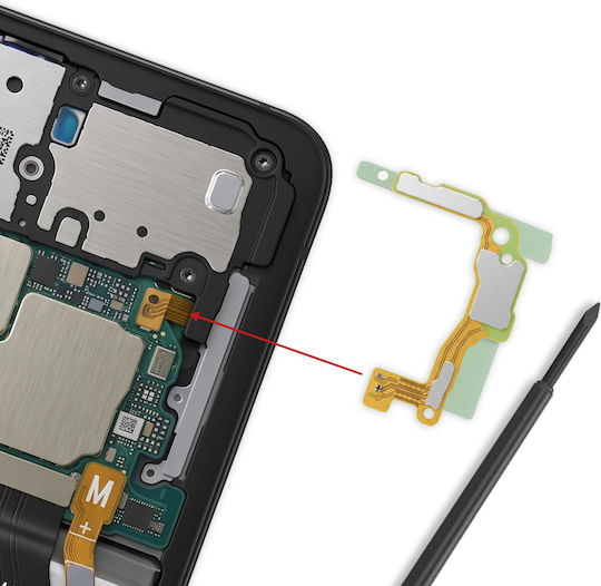Clappio Frc Аудио Слушалка Гъвкав Кабел Съвместим Galaxy S25 Edge Зелен