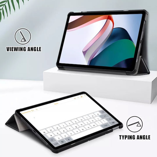 Калъф За Таблет Xiaomi Redmi Pad Skyddar Innovation Мултиъгълна Стойка Функция Сън Събуждане Foldpro Червен Комплект Стикер