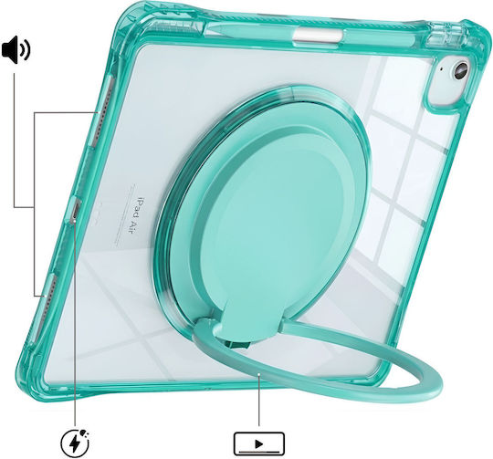 Avizar Tablet Hülle Ipad Pro 11 2026 In Stoßfester Silikon Handgriff Schultergurt Türkis