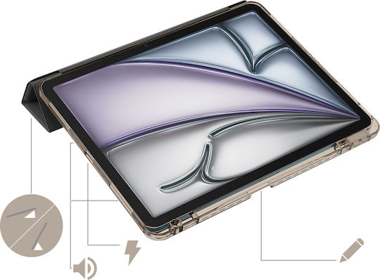Avizar Case Ipad Air 11" M4 2026 Modular Support Origami Design Black