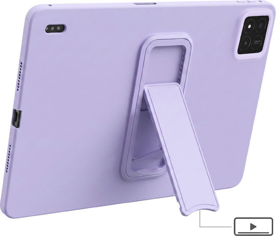 Калъф Avizar Xiaomi Pad 7 Pad 7 Pro Двукомпонентен Подсилени Ъгли Стойка Светлолилав