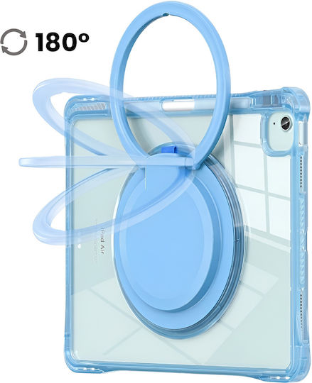 Avizar Case Ipad Pro 11 2026 In Shockproof Silicone Handle Shoulder Strap Blue