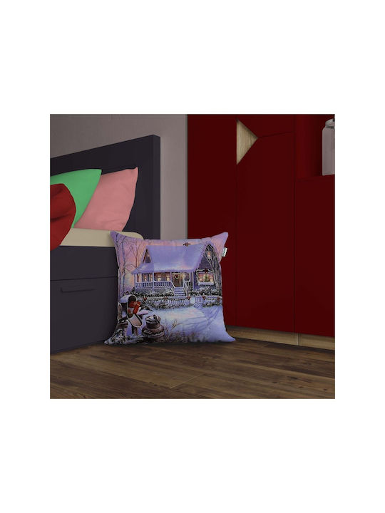 SteweHome Decorative Pillow Case Velvet White