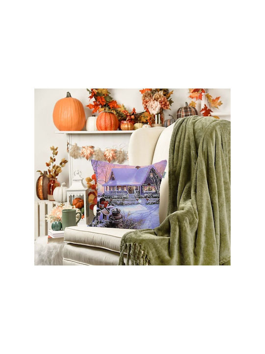 SteweHome Decorative Pillow Case Velvet White