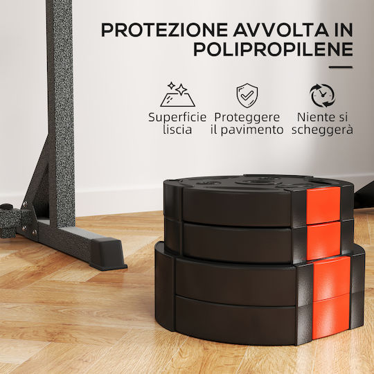 Sportnow Δίσκος 1 x 7.5kg Φ25mm με Λαβές