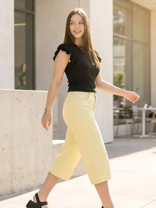 Women's Jean Pants Yellow