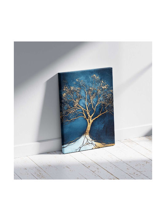 Canvas Painting "Golden Tree" Megapap Digital Print 70x100x3cm