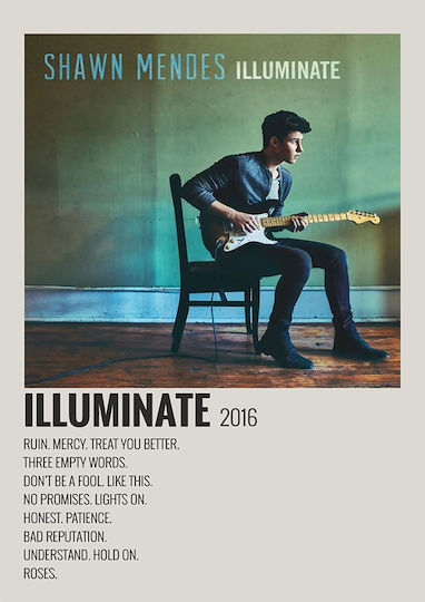 Illuminate | Shawn Mendes Ξύλινο