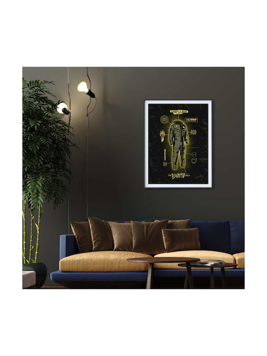 Music Poster Twenty One Pilots Ms036 40cm X 50cm Premium Μαύρο Ξύλινο Κάδρο