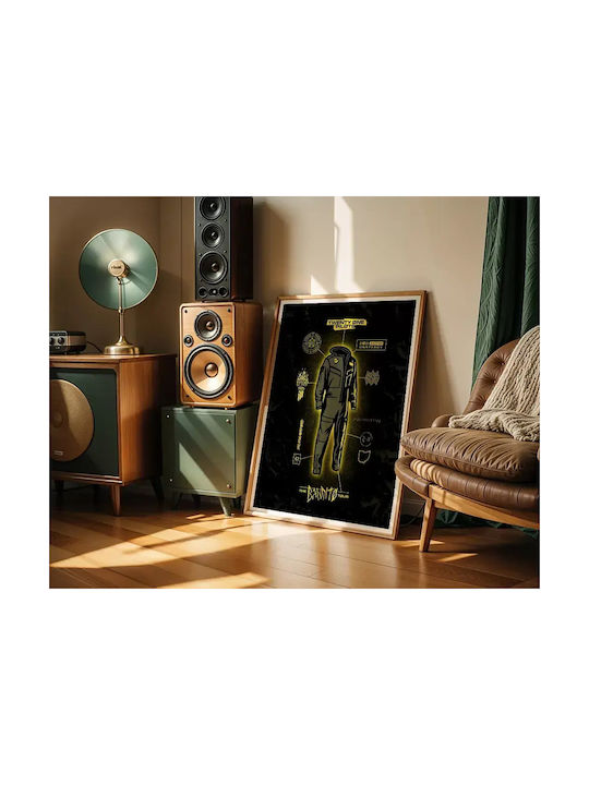 Music Poster Twenty One Pilots Ms036 40cm X 50cm Premium Μαύρο Ξύλινο Κάδρο