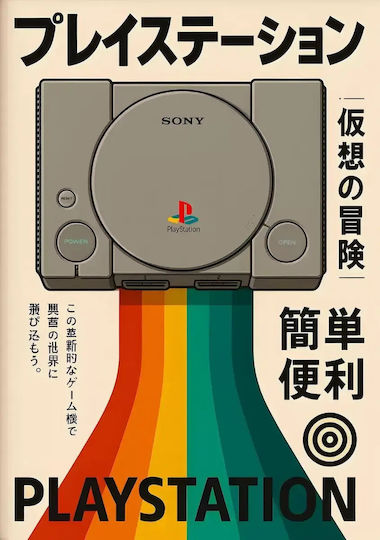 Playstation 1 | Japanese Edition Ξύλινο
