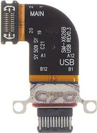 Samsung X520 X526 X620 X626 Galaxy Tab S10 Fe Tab S10 Fe+ Flex Cable Charging Connector Service Pack Gh59-15867a