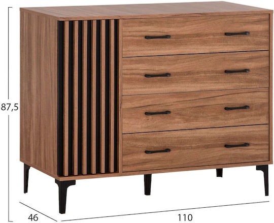 Set De Mobilier Pentru Dormitor Melamină 160x200cm 5 Bucăți