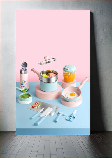 Πίνακας Colorful Kitchenware Set Σετ Πολύχρωμο Μαγειρικά Σκεύη 70x100 Πίνακας Colorful Kitchenware Set Σετ Πολύχρωμο Μαγειρικά Σκεύη 70x100
