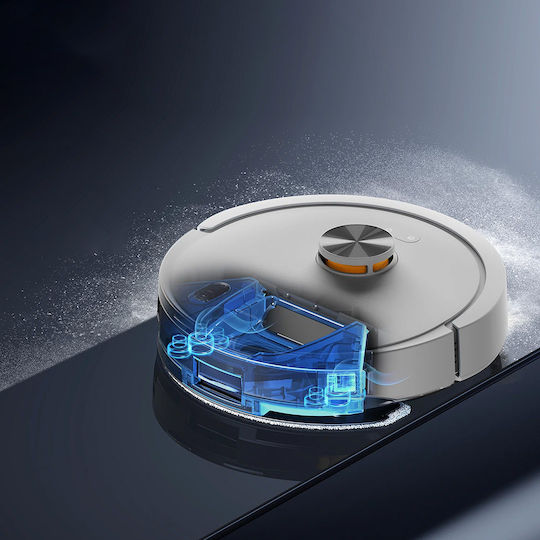 Deerma S30 Pro Plus Σκούπα Ρομπότ με Χαρτογράφηση Laser & Απορρόφηση 15000Pa Λευκή