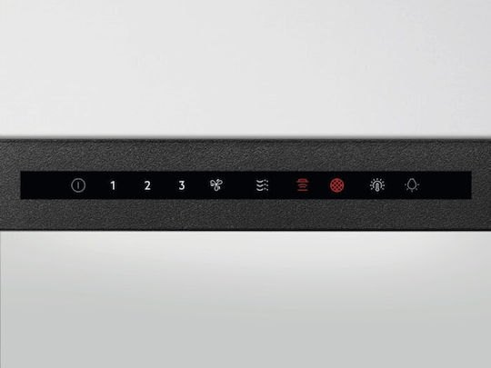 Electrolux Συρόμενος Απορροφητήρας 60cm Μαύρος