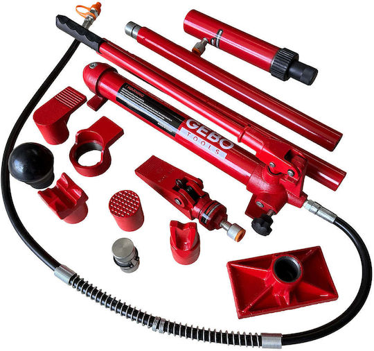 Presă Hidraulică Pentru Tinichigerie Aliniere Caroserii 10 Tone 15 Bucăți Gebo Tools