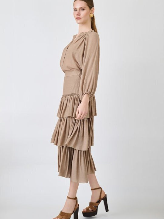 Midi Skirt Beige