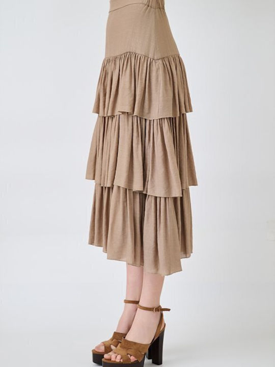 Midi Skirt Beige