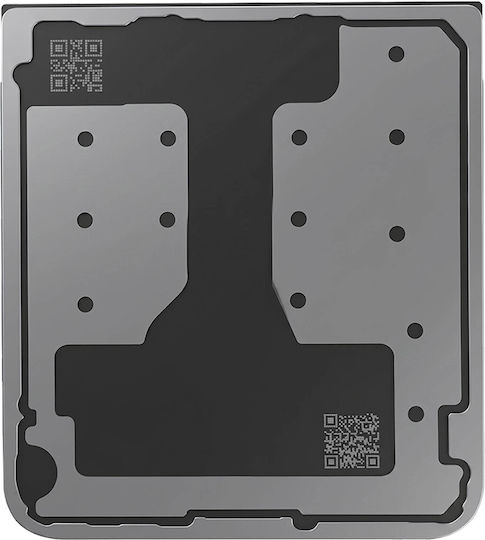 Clappio Sticlă Spate Inferioară Galaxy Z Flip 6 Adeziv Integrat Gri