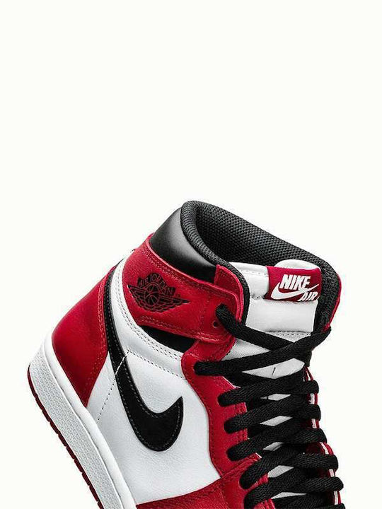 Poster Chicago Air Jordan 1 Snk41b 40cm X 50cm Brown Wooden Frame