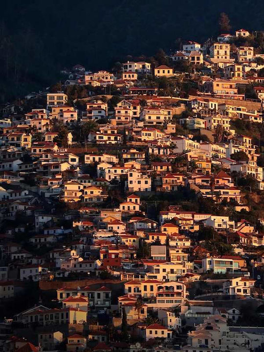 Poster Sunrised Positano Pst25130 40cm X 50cm Κορνίζα Φυσικό Ξύλου Μπεζ