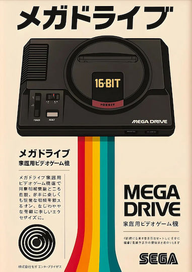 Sega - Mega Drive | Japanese Edition Ξύλινο