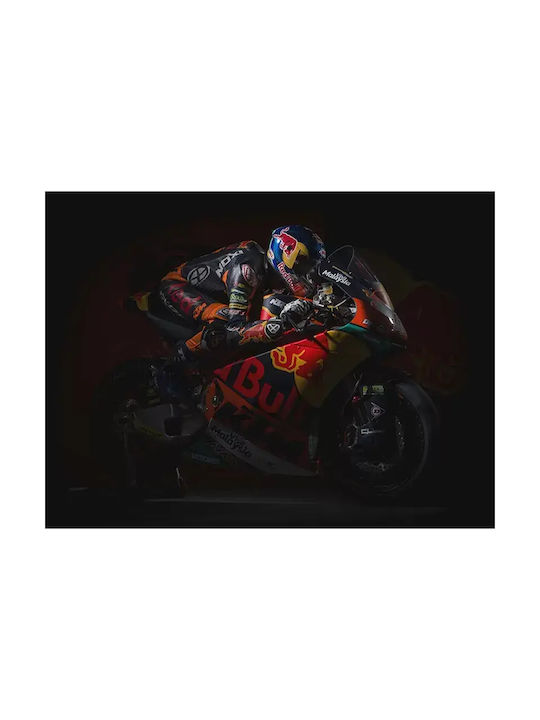 Poster MotoGP Pol Espargaró GP020 40cm X 50cm Premium Black Wooden Frame