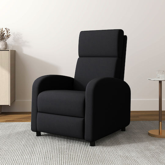 Scaun De Relaxare Relaxează-Te Cu Puf Negru 64x86x102cm