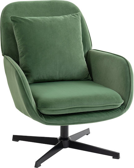 Relax Drehbarer Grüner Sessel 73x83.5x85cm