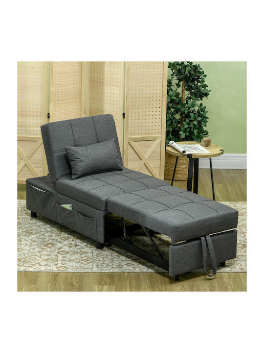 Scaun De Relaxare Relaxează-Te Gri 65.5x104x81cm
