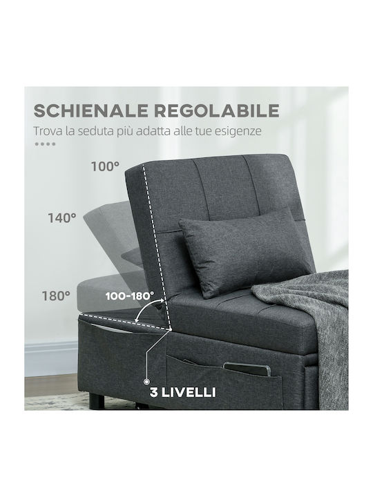 Scaun De Relaxare Relaxează-Te Gri 65.5x104x81cm
