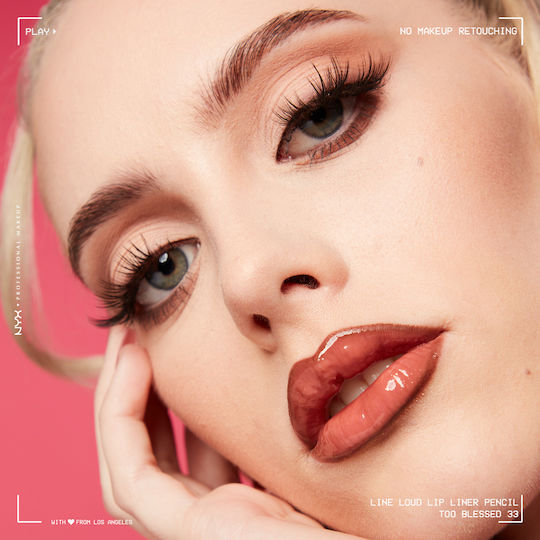 NYX Professional Makeup Line Loud Μολύβι Χειλιών 33 Too Blessed