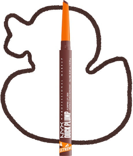 NYX Professional Makeup Professional Makeup Duck Plump Plumping Lip Liner Lip Pencil 08 Dash Of Cocoa