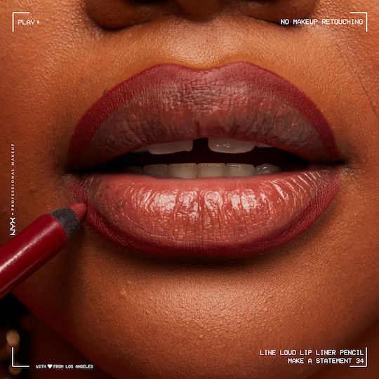 NYX Professional Makeup Line Loud Молив за устни 34 Make A Statement