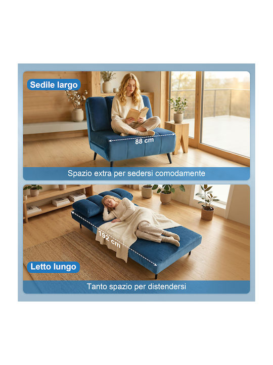 HomCom Polyrθrona Krebati Blau 88x92x88cm
