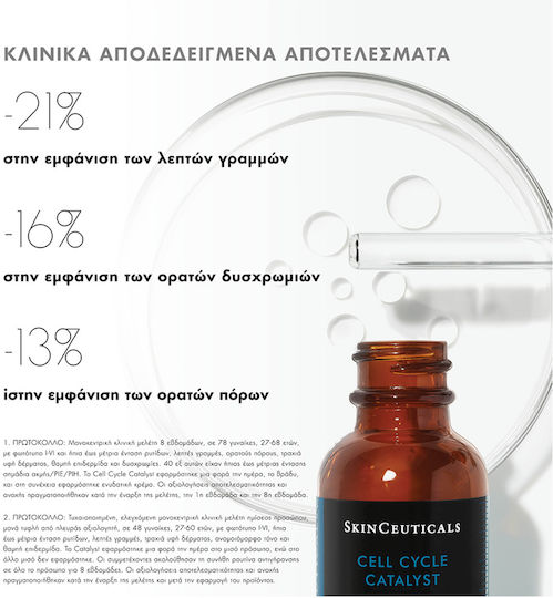 SkinCeuticals Cell Cycle Catalyst Moisturizing & Anti-aging Serum Face with Salicylic Acid for Firming & Dark Spots 30ml