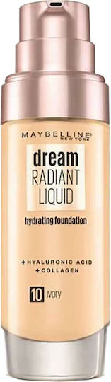 Maybelline Dream Satin Liquid Foundation SPF13 10 Ivory 30ml