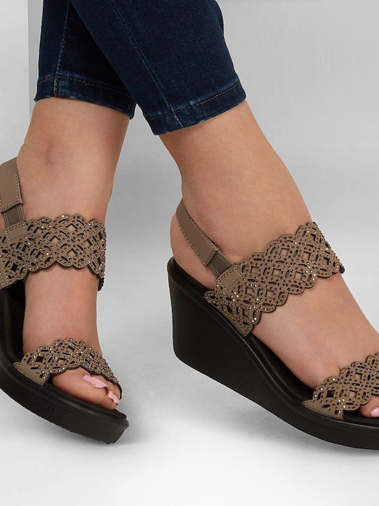 Rumble Onsassy Dayz Summer Women's Platforms Beige