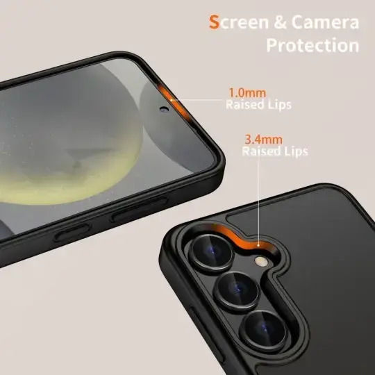 Tech-Protect Magmat Back Cover Silicone / Plastic Black (Motorola Edge 70 Fusion / Edge 70 Fusion Plus 5G)