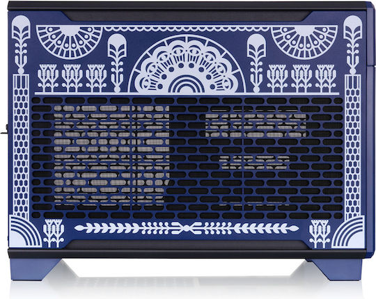 Thermaltake TR100 Koralie Edition Мини Кула Кутия За Компютър Кобалтово Син