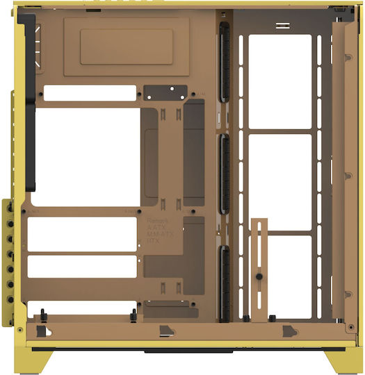 Thermaltake View 390 Air Gaming Midi Tower Computer Case with Side Window Butter Caramel