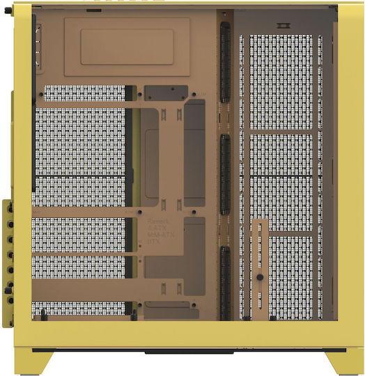 Thermaltake View 390 Air Gaming Midi Tower Computer Case with Side Window Butter Caramel