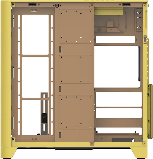Thermaltake View 390 Air Gaming Midi Tower Computer Case with Side Window Butter Caramel